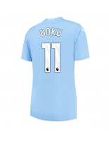 Manchester City Jeremy Doku #11 Domácí Dres pro Dámské 2023-24 Krátký Rukáv